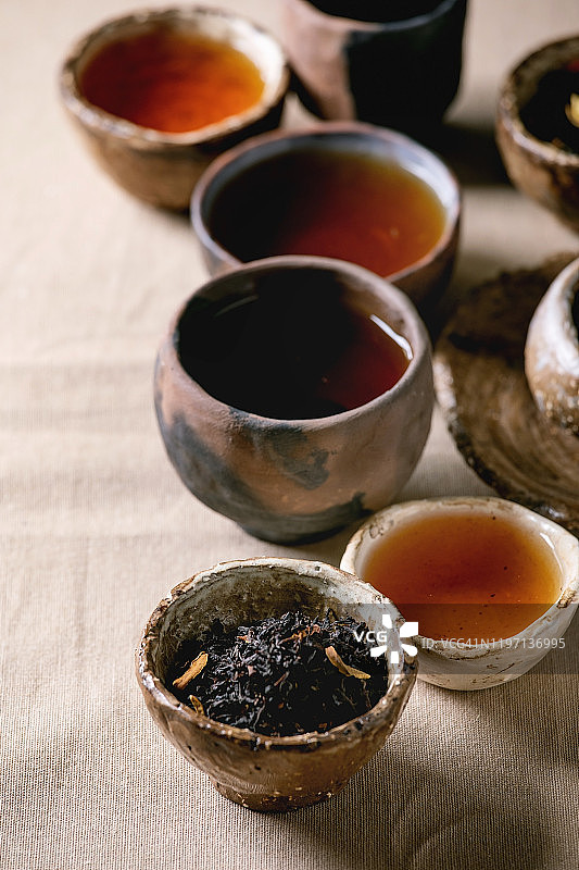 各式各样的冷热茶饮图片素材