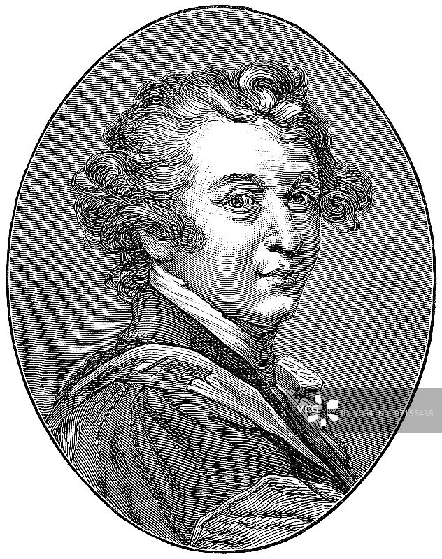 约书亚·雷诺兹爵士 - 18世纪图片素材