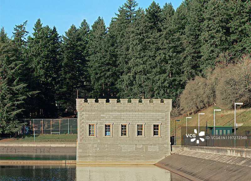 塔博尔山水库图片素材