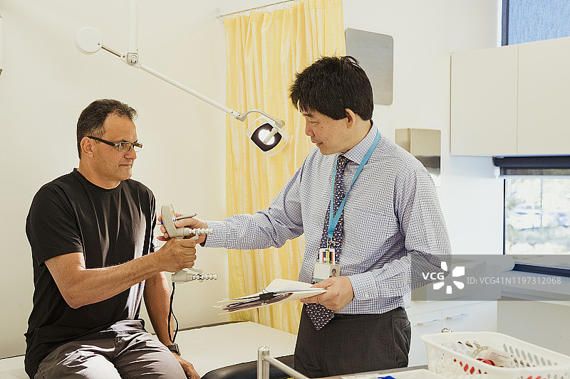 握力测试图片素材