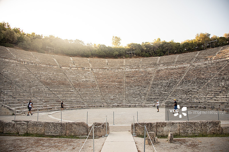 埃皮达鲁斯圆形剧场图片素材