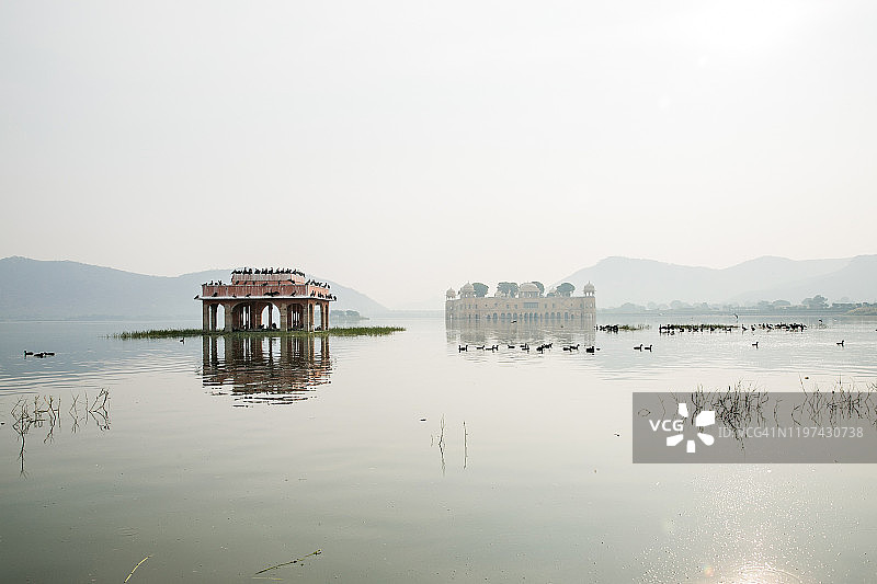 印度拉贾斯坦邦斋浦尔水宫图片素材