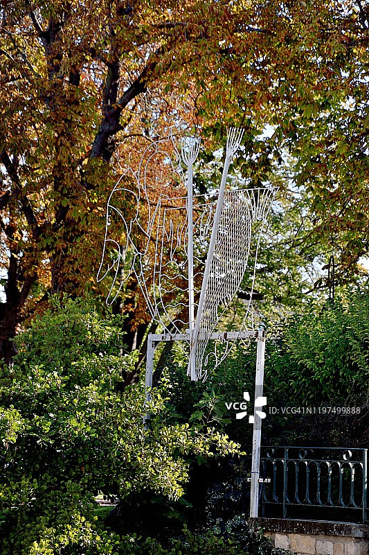 索格岛公共花园的城市标志图片素材