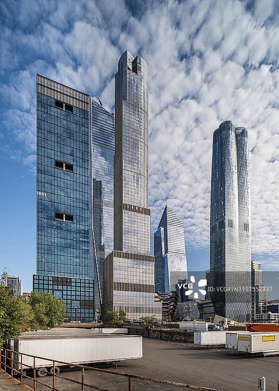 纽约哈德逊城市广场图片素材