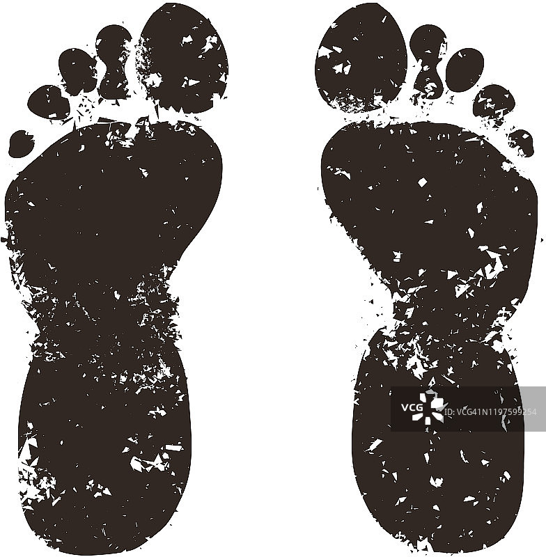的足迹图片素材