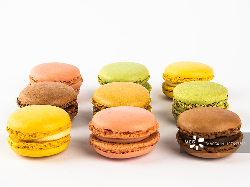 马卡龙小山图片素材