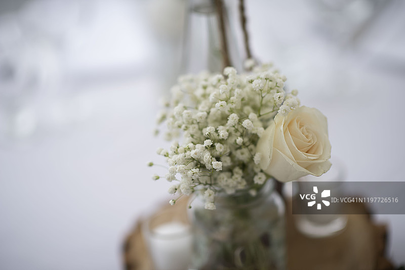 婴儿鲜花中心装饰品图片素材