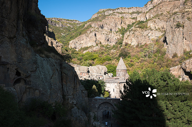 亚美尼亚格加尔德修道院峡谷景观图片素材