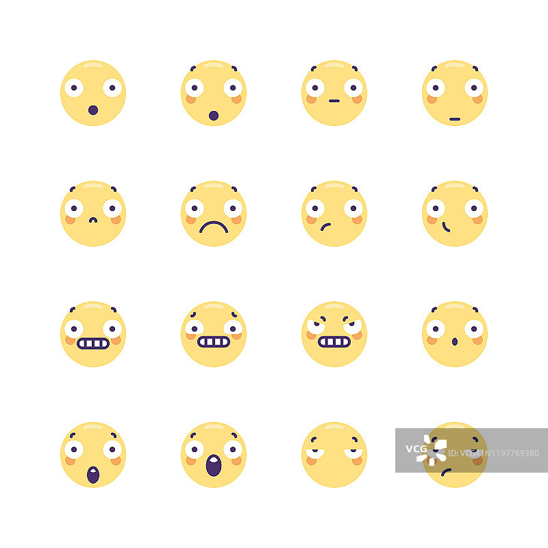 可爱表情符号设计合集图片素材