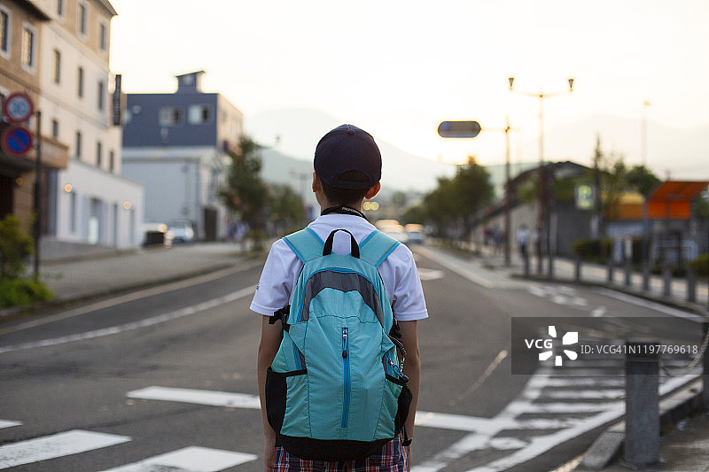 千禧一代和孩子们的日本日光之旅图片素材