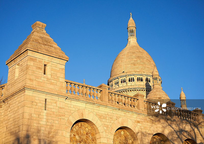 巴黎圣心教堂图片素材