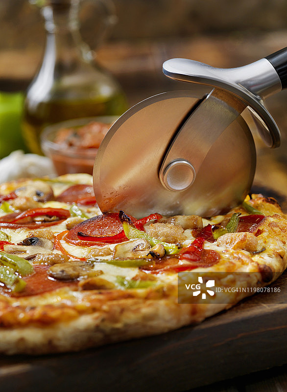 切割披萨图片素材