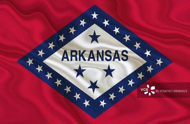 阿肯色州旗图片素材