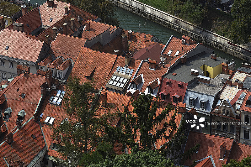 卢布尔雅尼察河图片素材