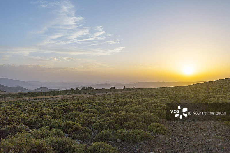伊夫兰，摩洛哥中阿特拉斯山脉图片素材