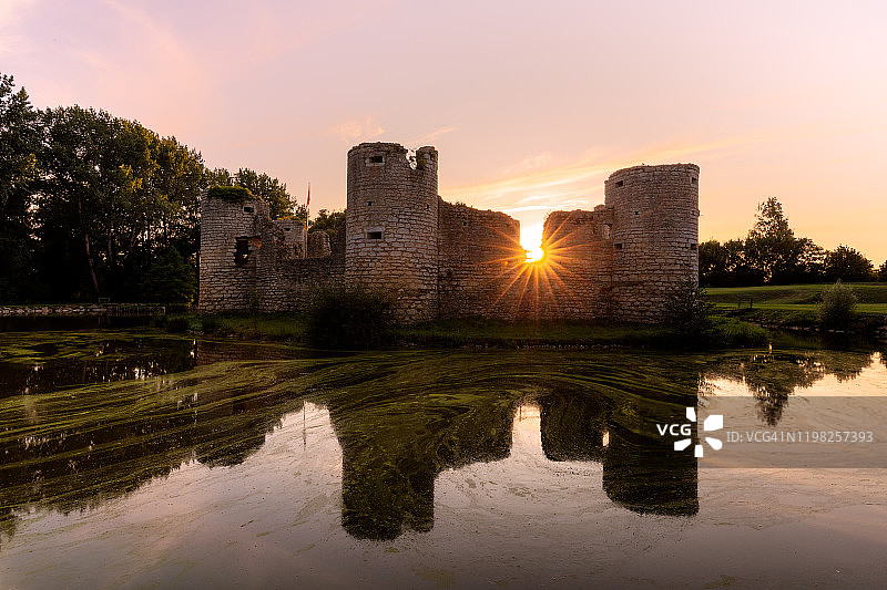 城堡遗址图片素材