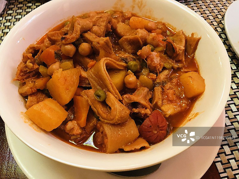 巴拿马风味牛肚汤图片素材