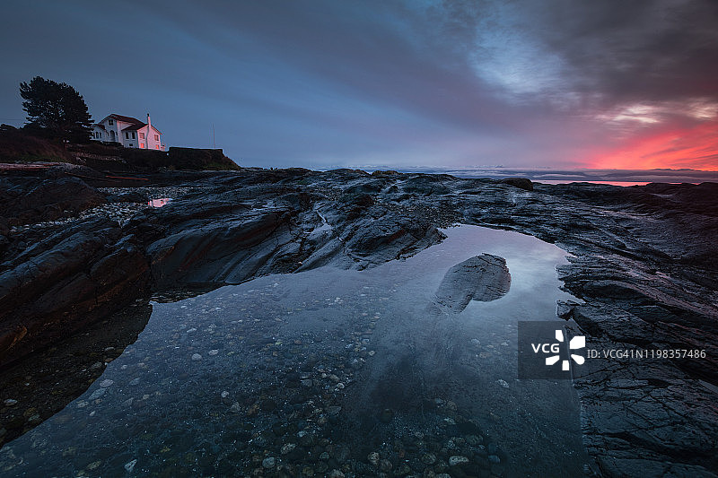 温哥华岛海岸线图片素材