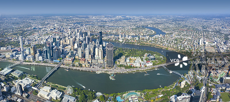 澳大利亚昆士兰州布里斯班天际线图片素材