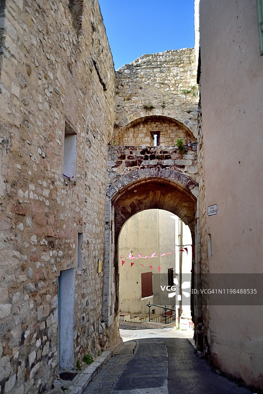 欧巴涅，下城区的皇家门或加奇欧门图片素材