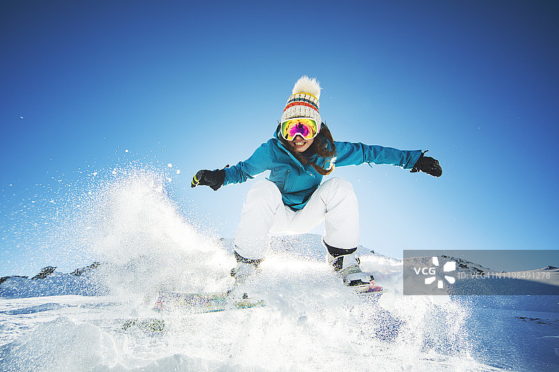 滑雪假期图片素材