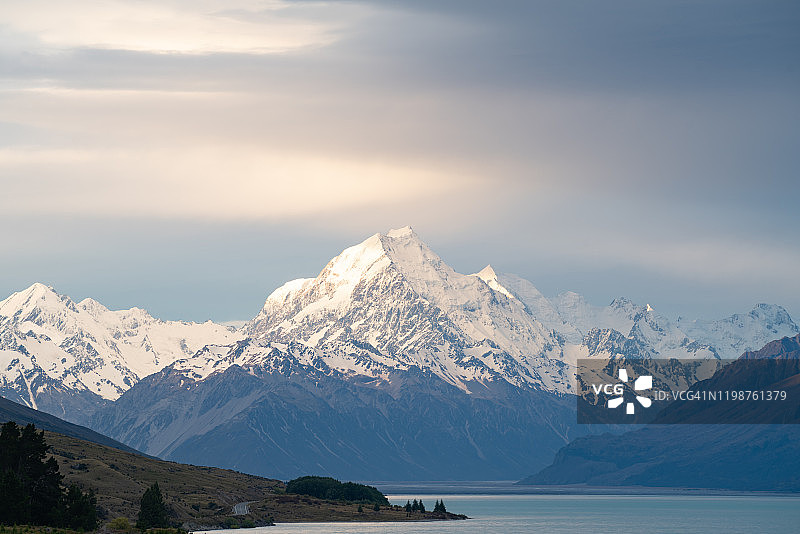 新西兰库克山脉风光图片素材