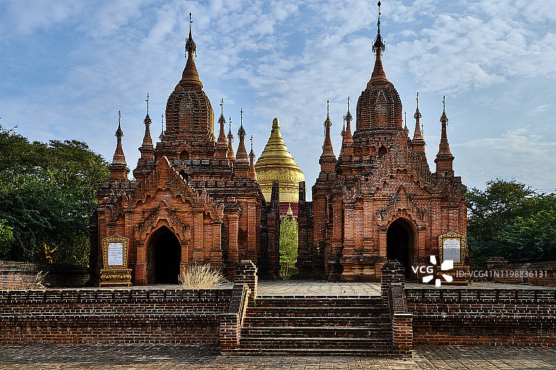 缅甸蒲甘达玛雅兹卡佛塔图片素材