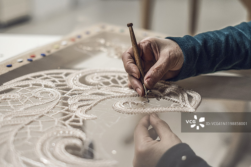 缝制婚纱装饰图片素材