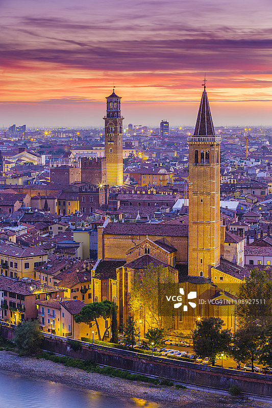 意大利历史名城维罗纳图片素材