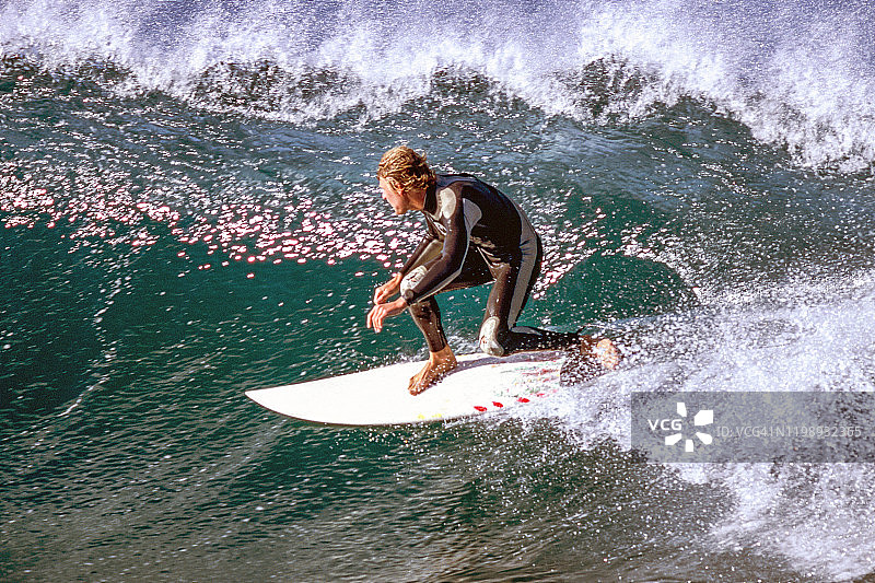 南非杰弗里斯湾：冲浪运动图片素材