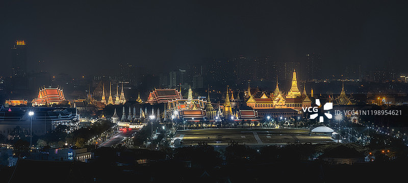 泰国曼谷的大皇宫图片素材