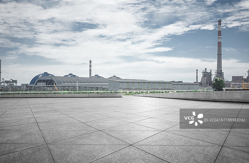 中国广东省湛江钢铁厂化工厂图片素材