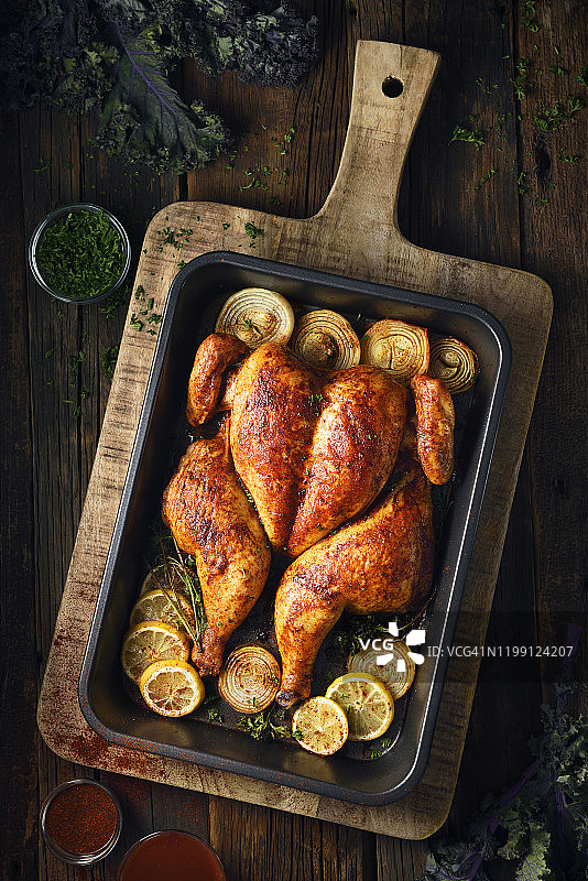 烤鸡排图片素材