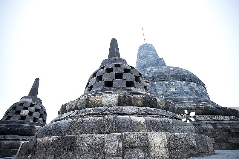 印度尼西亚爪哇岛日惹婆罗浮屠寺庙图片素材