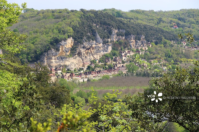 马尔凯萨克城堡花园风光图片素材