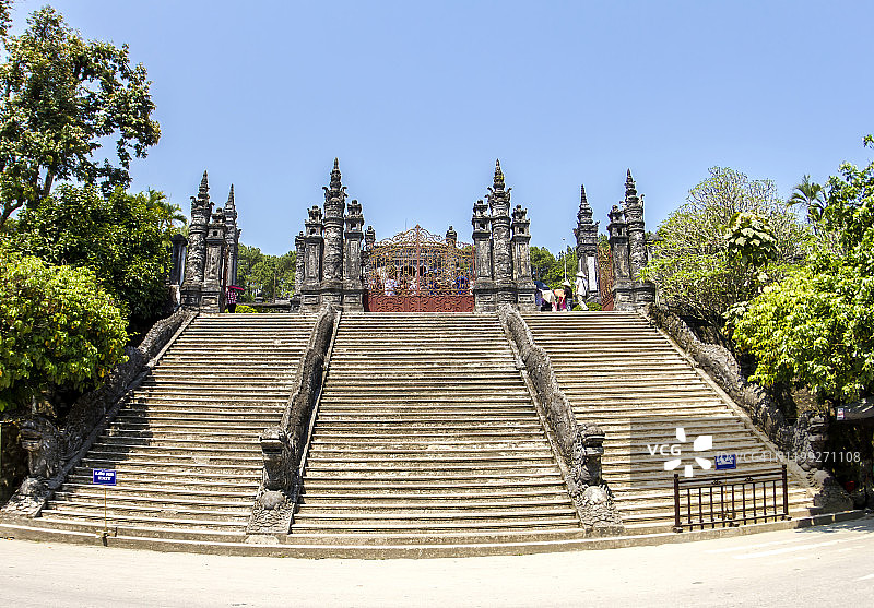 越南顺化启定皇陵图片素材