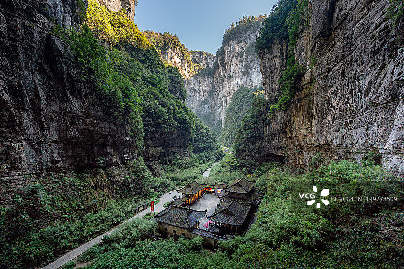 武隆喀斯特地貌图片素材
