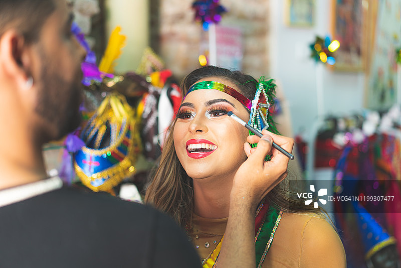 嘉年华舞台妆图片素材