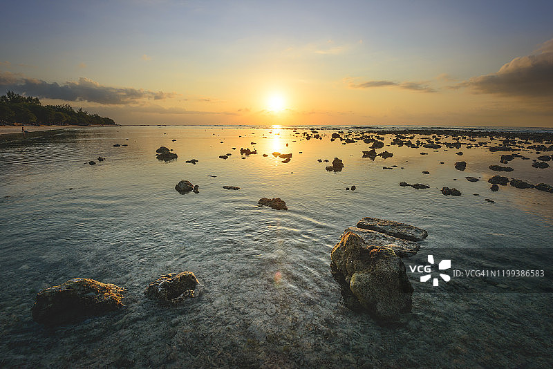 吉利群岛日落图片素材