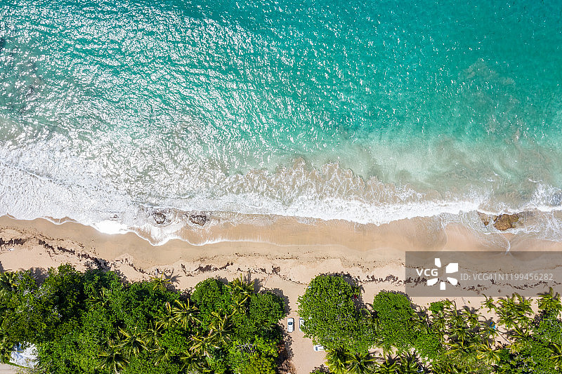 哥斯达黎加曼努埃尔·安东尼奥国家公园无人机航拍视角图片素材