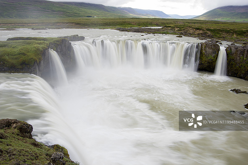 冰岛北部黛提斯瀑布图片素材