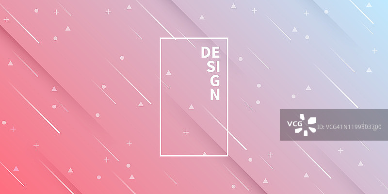 抽象设计与几何形状-时尚的红色梯度图片素材