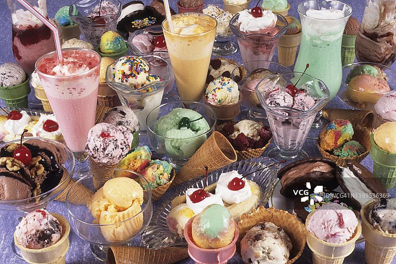 冰淇淋主题图片素材
