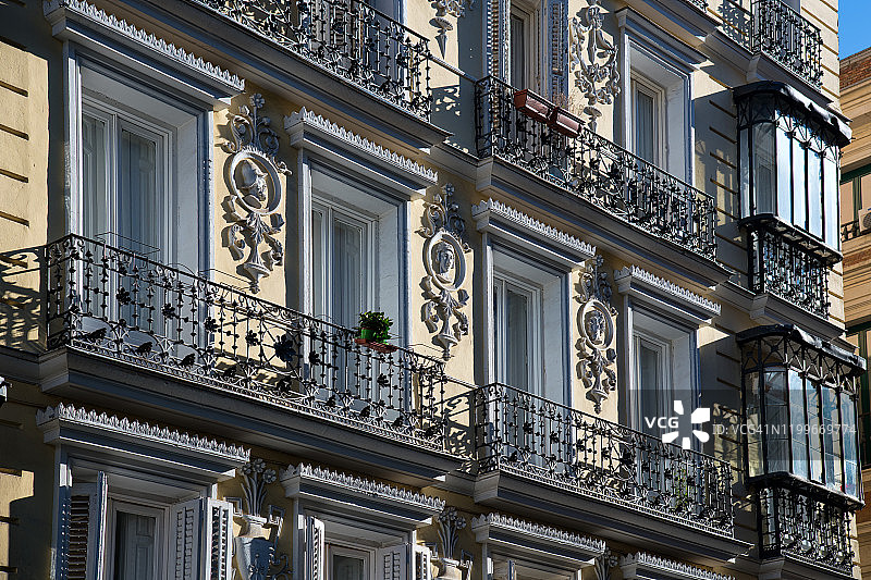 装饰艺术建筑立面图片素材