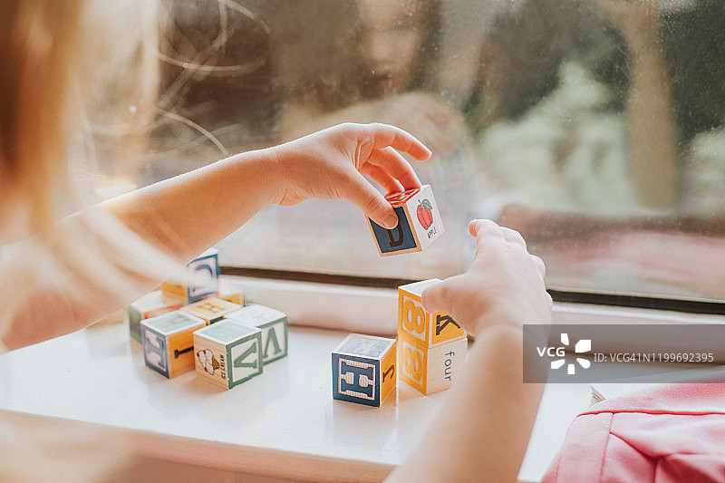 字母积木图片素材