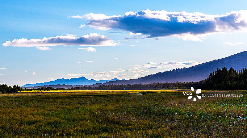 克拉克湖风光图片素材