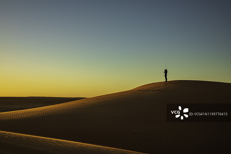 昆士兰内陆日落图片素材