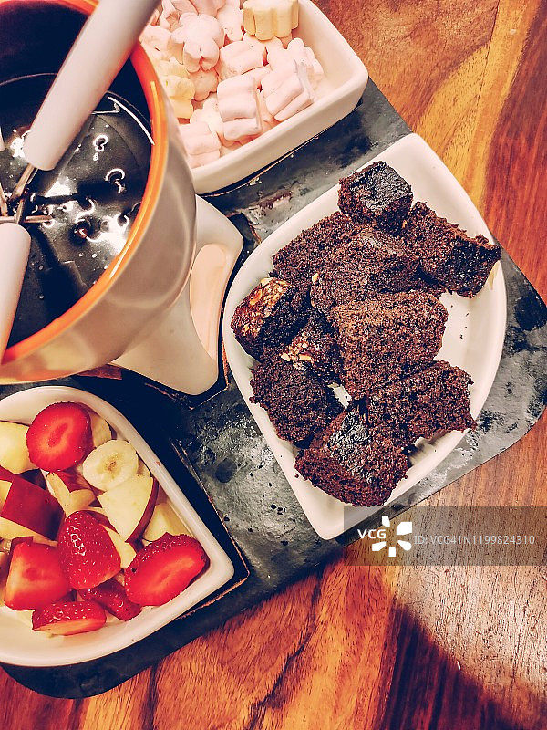 巧克力火锅图片素材