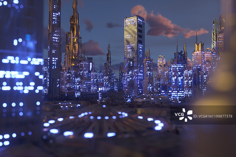 未来城市图片素材