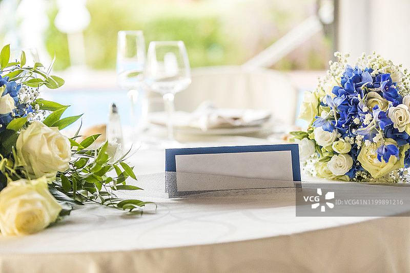 意大利伦巴第婚礼请柬特写图片素材